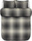 Marc O' Polo Flanell-Bettwäsche-Garnitur Phia Farbe Black Größe 200x220+2x80x80 Kariert Winterbettwäsche