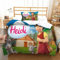 Rochile Heidi Bettbezug Bettwäsche Set Kinderbettwäsche Reißverschluss Mit Kissenbezügen Betten Set Für Jugendliche Kinder Schlafzimmer Single（135x200cm）
