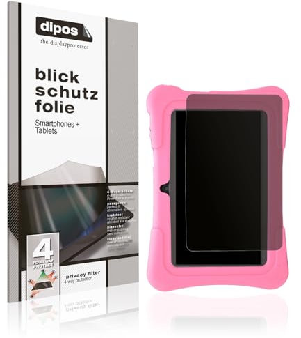dipos I Protección de la vista compatible con Plyisty Kids Tablet 7 Zoll Protector de Pantalla Privacy