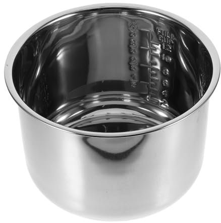 Alipis Inserto Recipiente Arrocera Acero Inoxidable 6 litros Antiadherente Repuesto Olla