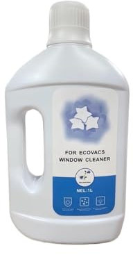 Compatible Avec Ecovacs Les Accessoires De Fenêtre. 1 L De Liquide Nettoyant For Vitres Convient À Tous Les Modèles De Fenêtre. Compatible Avec WINBOT W1 Omni / W1PRO / W2 PRO / W880 / W2 PRO OMNI.