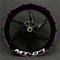 VQLDPX Adesivo per Cerchioni Moto Adesivi per Cerchi Moto, Adesivi Riflettenti per Yamaha MT-07 MT07 MT 07 2020 2021 17 Pollici Nastro Adesivo A Righe Sottili Adesivo per mozzo Ruota(Colore 17)