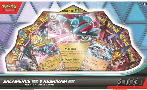 Pokemon TCG Salamence ex & Reshiram ex Premium Collection Box