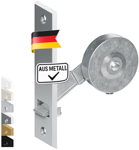 markiso® Rollladen Gurtwickler Unterputz mit Metallblende [Made in Germany] 160 mm Lochabstand in Chrom, Aufwickler für Maxigurte bis 23 mm, Hochwertiger Aufwickler aus Stahl mit Metall Abdeckung