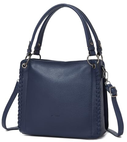 Miss Lulu Handbags for Women PU Leather Tote Bag, Medium Shoulder Bag