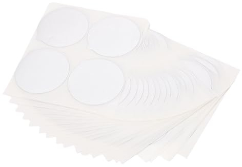 TOPINCN Couvercles en Aluminium pour Capsules de café, Couvercles Adhésifs Anti-fuites, Retrait Facile, sans Résidus, pour Capsules de café, Boîtes de thé, Pots de Yaourt et gâteaux. (60 mm)