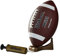 Wilson NCAA Supreme Fußball aus Verbundleder mit Pumpe und Tee, Junior-Größe, Braun