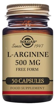 Solgar L-arginina 500 Mg, Cápsulas Vegetales 50