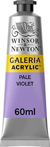 Winsor & Newton Galeria Tubo De Pintura Acrílica, Violeta Palido, 60 ml (Paquete de 1), 60