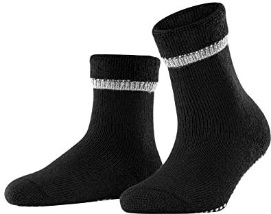 FALKE Damen Hausschuh-Socken Cuddle Pads W HP Baumwolle rutschhemmende Noppen 1 Paar, Schwarz (Black 3009), 39-42