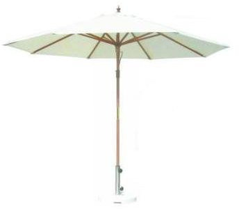 Vette cdf05817 Helios Parasol, Rond, Bois, Beige