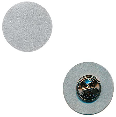 hegibaer 10 Pinrohlinge 24 mm (Neu) Blanko Metall Button Badge Pin Anstecker 0811