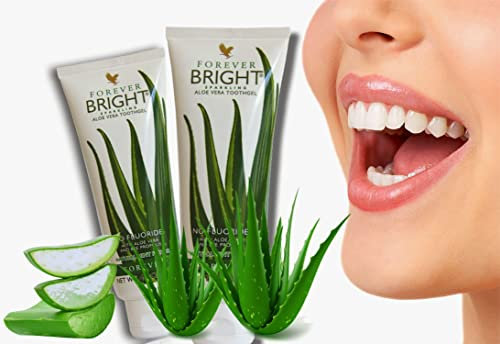 Forever Bright toothgel Aloe Vera per denti 2 x 100 ml