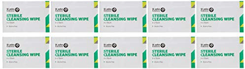 St John Ambulance F11509 Sterile Cleansing Wipe - Pack of 10