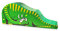 Implay® Soft Play Children's Dinosaur Ride 'n' Slide Activity Toy - 610gsm PVC/High Density Foam - Bright Green - 140cm x 25cm x 60cm