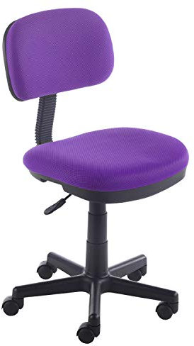 duehome | Silla de Escritorio, Silla Infantil, Silla Estudio, Modelo Lion, Color Lila, Medidas: 53 cm (Ancho) x 53 cm (Fondo) x 77-89 cm (Alto)