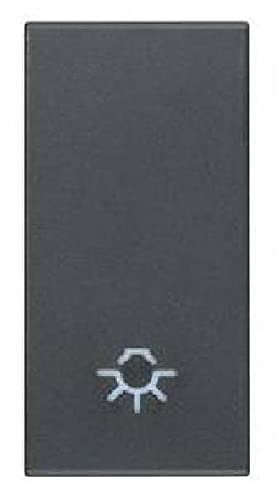 VIMAR EIKON Serie – Taste 1 Modul Simbolo Licht Grau