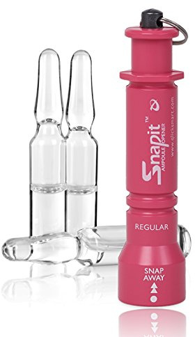 Ouvre-ampoule SnapIT en rose, pour Ampoule en verre médicale