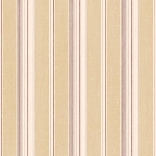 Norwall SD36116 Cushion Stripe Prepasted Wallpaper, Multi