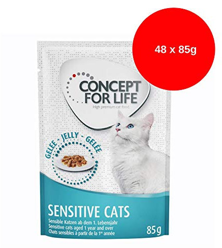 Concept for Life Sensitive Cats - in Jelly (48 x 85 g)