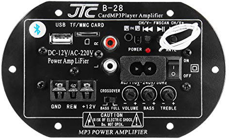 C-FUNN 12V 220V Bluetooth Amplificateur De Puissance Haute Puissance Caisson De Basses Voiture Amplificateur