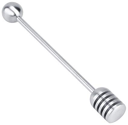Cuillère à miel Bâton d'agitation Cuillère à miel Cuillère à dessert Bâton de miel en acier inoxydable 304