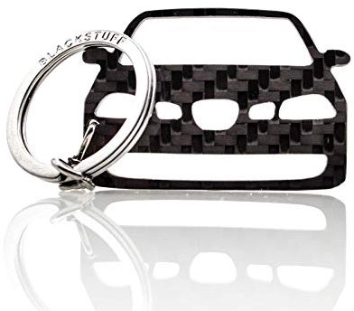 BlackStuff Carbon Karbonfaser Schlüsselanhänger Kompatibel mit Ibiza MK3 6L FR 2002-2008 BS-833
