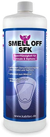 KABITEC SMELL OFF SFK Sperrflüssigkeit für wasserlose Urinale und Siphons 1x 1000 ml │ Geruchsblocker Geruchsverschluss