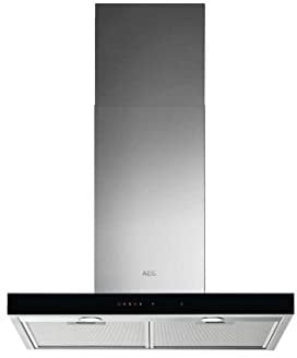 AEG 70cm Slimline Chimney Cooker Hood with Hob2Hood - Stainless Steel