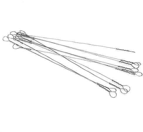 Lame de Scie à Fil Acier Haute Teneur Carbonée 10 Pièces pour Coupe Bois Tendre Plastique Acrylique Métal