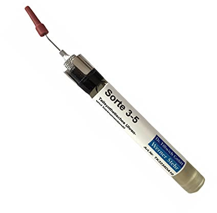 Etsyntha Nr. 3-5 Öl mit Spender, 8 ml, für Wecker, Wand-, Pendel- und Schalteruhren, teilsynthetisch, Korrosionsschutz, 91 g