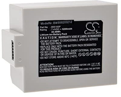 vhbw Akku kompatibel mit Contec CMS8000 Medizintechnik (5200mAh, 7,4V, Li-Ion)