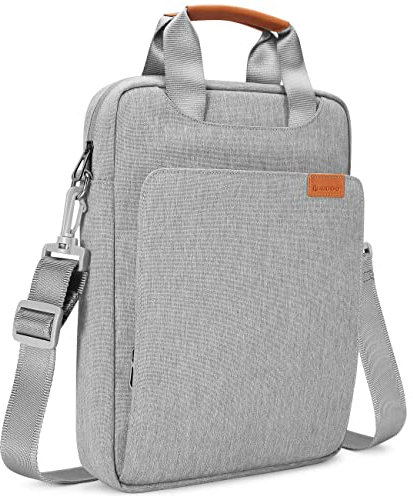 NIDOO Tablet Tasche für 10 iPad 10 9/11 iPad Pro M2 M1 / 10,9 iPad Air M1, Wasserdicht Aktentaschen Umhängetasche Hülle für Surface Go 3 / Galaxy Tab S8/MatePad Tablet, 10-11 Tablet Tragetasche