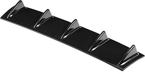 Dioche Heckdiffusor, Universal Seitenschweller, Auto Heckstoßstange Chassis Haifischflosse Spoiler Flügel Lippe Diffusor (M)