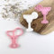 LissieLou Cocktail Glass Fiesta Cookie Cutter and Stamp Icing Stamp Fondant Embosser FiestaTheme - Light Pink