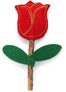 Beeztees Catnip+Matatabi Rose, Katzespielzeug, 12x4x2 cm