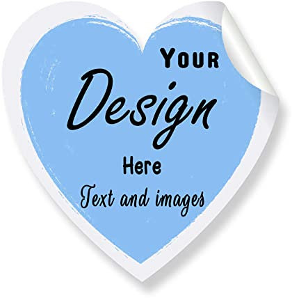Personalisierte Aufkleber - Beliebiges Design + Logo – Personalisieren Sie Ihre eigenen Geschäftsaufkleber – Verschiedene Formen, Größen, Hintergründe, Textaufkleber – glänzende/Matte Etiketten