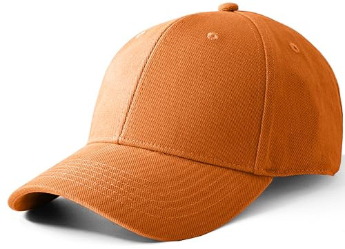 Artexia Basecap Herren 100% Baumwolle Cap Herren Kappe Herren Baseball Caps Für Herren Caps Männer Baseball Cap Herren Baseball Cap Damen Baseball Cap Herren (Orange)