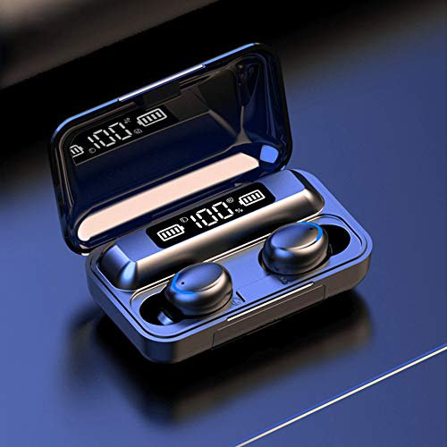 Auriculares Smart F9 5 Negro Abs Led Pantalla Digital Luz De Respiración Control Táctil Inalámbricos Auricular Oficina En Casa