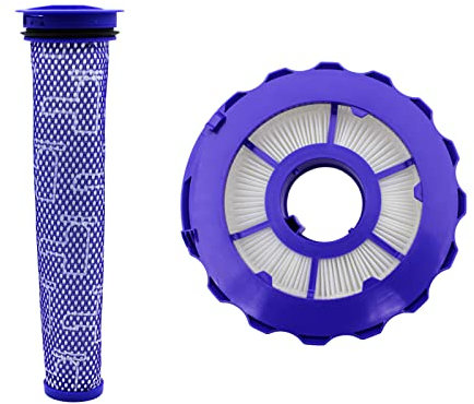 KENSHIRE Filtros de Aspiradora DC40 Repuestos Recambios Compatibles con Dyson DC40 Post Hepa Prefiltros Animales Multi Piso Total Piezas Limpias Reemplazo 922676-01 y 923587-02