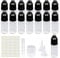 Reyshin 30 Pack 10ml Plastic Dropper Bottle, Plastic Empty Squeezable Dropper Bottles Eye Dropper Dispenser Paint Dropper Bottles with Funnel Measuring Cup Label Transfer Pipette
