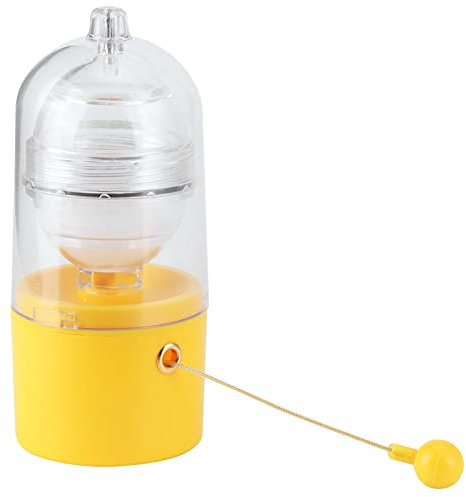 Egg Scrambler Shaker, Tragbarer Egg Spinner Für Gekochte Goldene Eier Manueller Eiweiß-Eigelb-Mixer Mixer Egg Beater Egg Pudding Maker Mit Zugseil