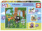 Educa - Milo, 4in1 Puzzleset mit 12/16/20/25 Teilen, Puzzle für Kinder ab 3 Jahren, Kinderpuzzle (19543)