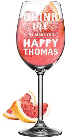 polar-effekt Aperitifglas mit Namensgravur, Cocktailglas für Spritz | Spritzkelch mit 460 ml für Freunde humorvoller Drinksprüche: Ein persönliches Mitbringsel zur Cocktailparty.