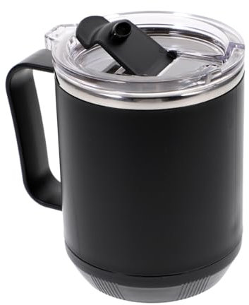 ABOOFAN Edelstahl Kaffeebecher Mit Deckel 460ml Wiederverwendbarer Metallbecher Tragbarer Getränkebecher Für Camping Reisen Outdoor Bpa Frei Auslaufsicher Für Heißen Kaffee Und Wasser