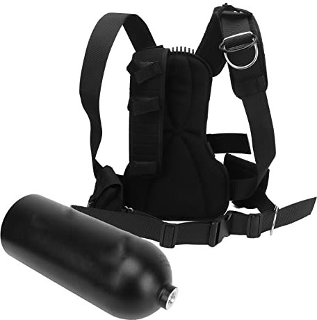 Botella de buceo, Equipo de Buceo Ajustable, Portabidón de Buceo para Submarinismo (3L)