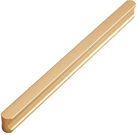 XONJEMU 1Pcs Furniture Handles Gold Wardrobe Handles Aluminum Cabinet Door Drawer Pull Handles Kitchen Cabinet Door Pull Handle for Kitchen Cabinet(Size:500mm)