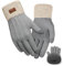 FORVEVO Handschuhe Damen Winter mit Fleecefutter,Touchscreen Warme Weich Strickhandschuhe,Thermo Winterhandschuhe Frauen für Outdoor Laufen Skifahren Radfahren（Hellgrau）