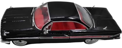 EMRGAZQD Motorfahrzeuge Replika Auto Modell Aus Druckgusslegierung Im Maßstab 1:24 Für Chevrolet Impala 1961, Replikat-Autosammlung Originalgetreue Nachbildung