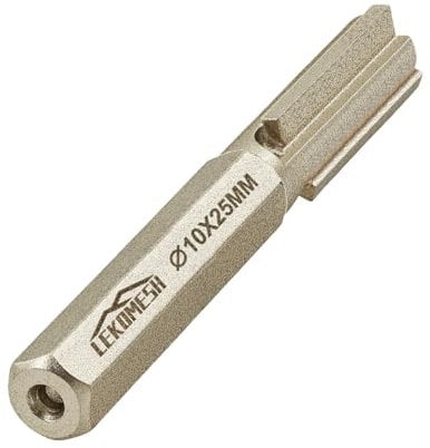 LEKOMESH Mèche à Mortier Fraise - 10mm Mortier Raking Mèche Carbure pour Mortier,Maçonnerie,Brique, Mèche de Ratissage de Mortier, Tige Hexagonal